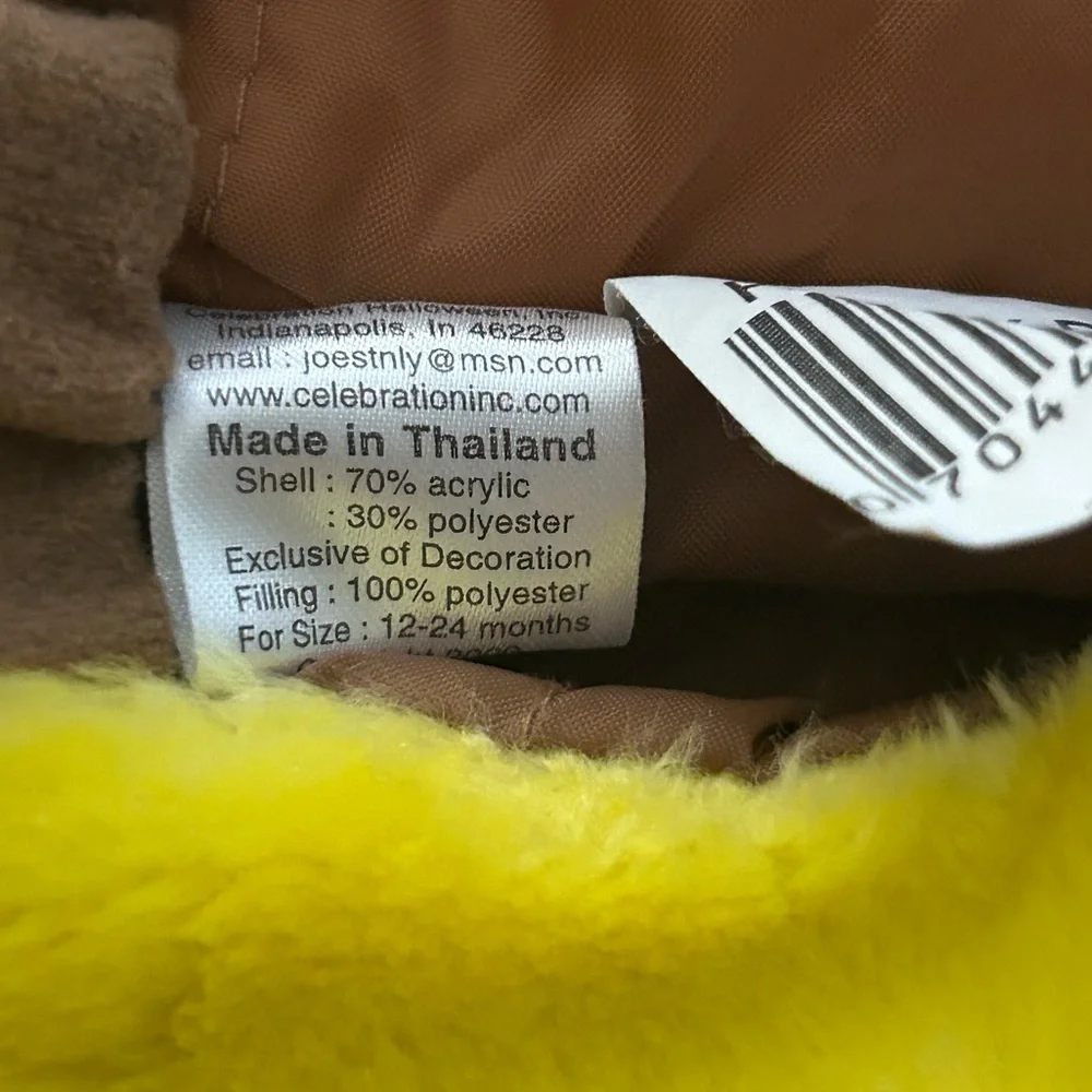 Halloween Honey Pot Costume Baby Toddler - Picture 5 of 17